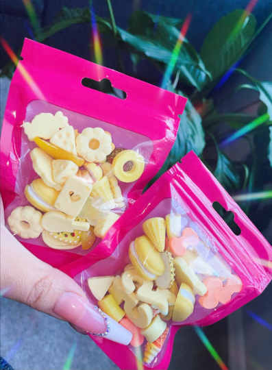 Variety mix of Yellow kawaii charms
