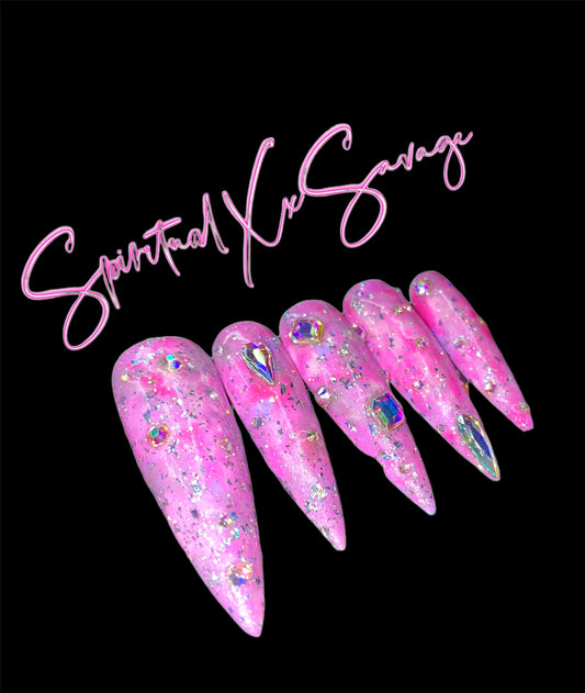 Cotton Candy Sparkle2XL Stiletto