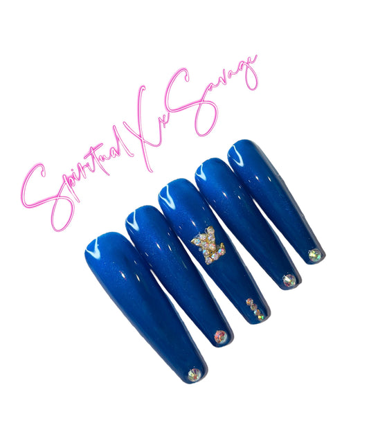 Luxury Blue 2XL Coffin