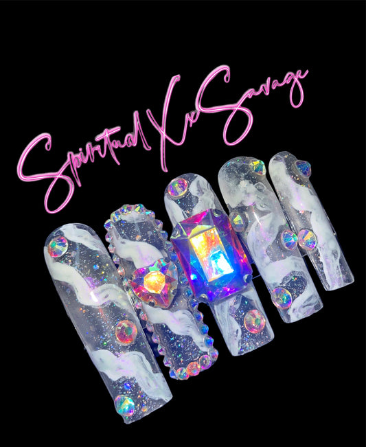 Clear Big Bling 2XL Square