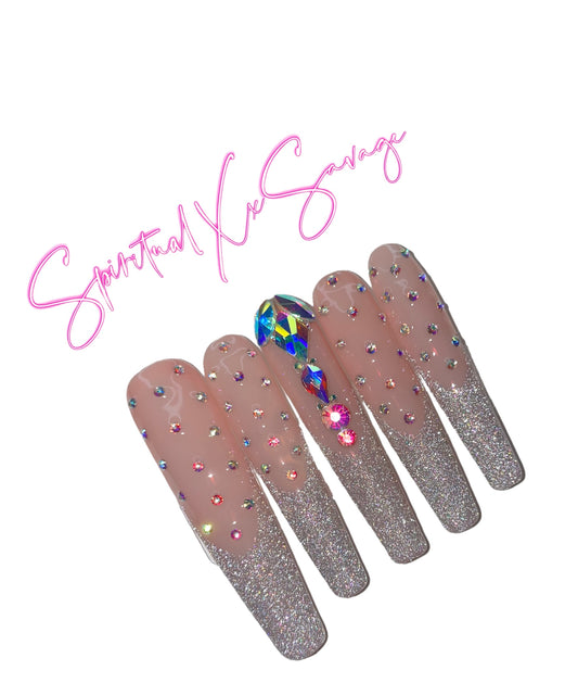 French Reflective Glam 3XL Coffin