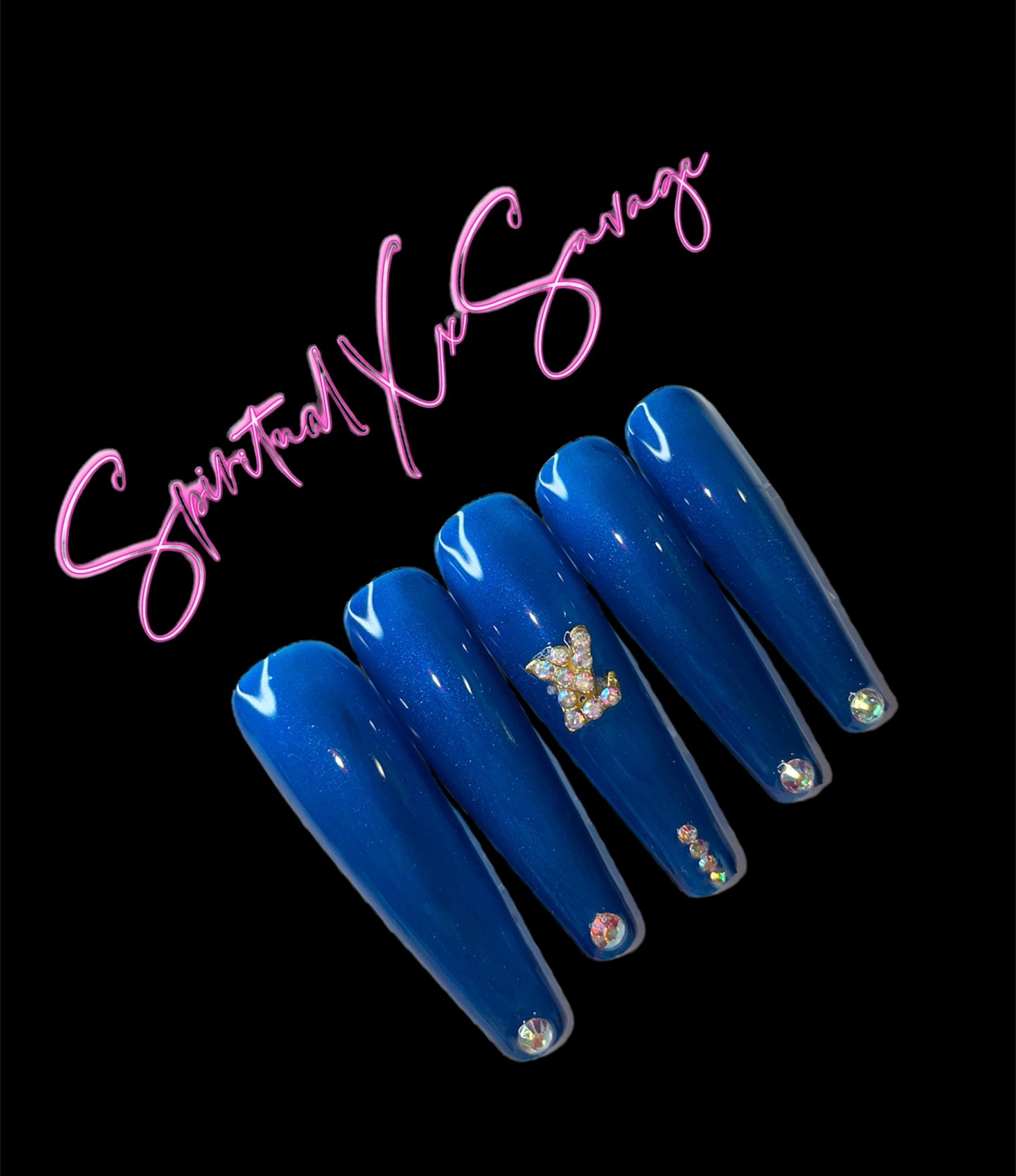 Luxury Blue 2XL Coffin